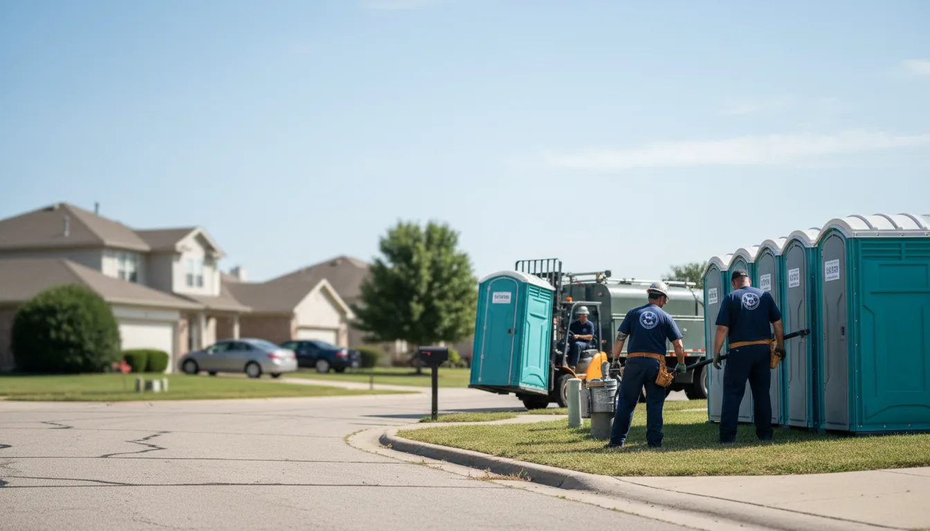 Porta Potty Rental in Hudson, IL near me